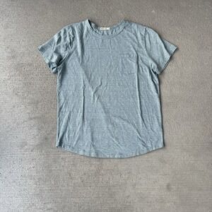 marine layer men's short sleeve hemp cotton relaxed tee size M
